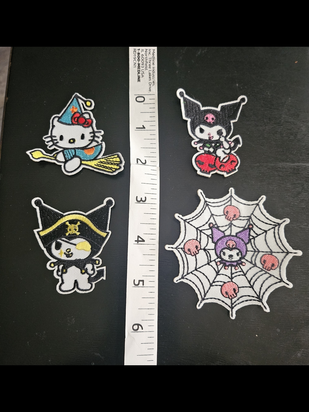 Sanrio Halloween Iron-On Patches - Hello Kitty & Friends